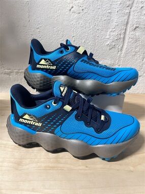 Columbia Women's Montrail Trinity Mx Trail Running Shoe Sz 7 Blue/Gray NWOT